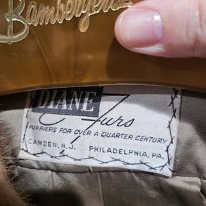 Vintage Crop Mink Fur Coat